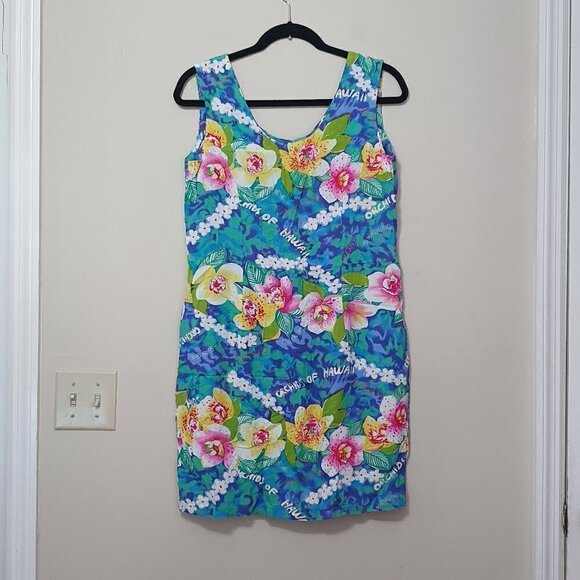 Jams World Orchids of Hawaii Print Sundress - Picture 1 of 6